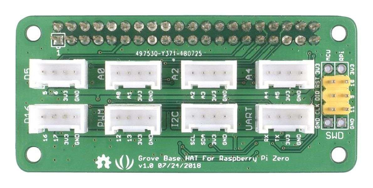 Seeed Studio 103030276 Base Hat Board, 3.3 V, Raspberry 2/ 3 B/B+ Zero/4