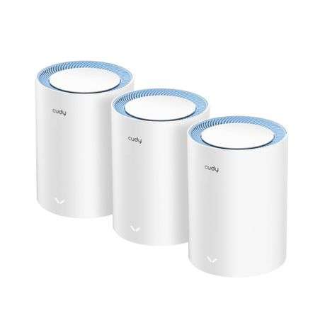 Cudy - AC1200 Wi-Fi Mesh Kit 3 Pack - Cudy - AC1200 Wi-Fi Mesh Kit 3 Pack