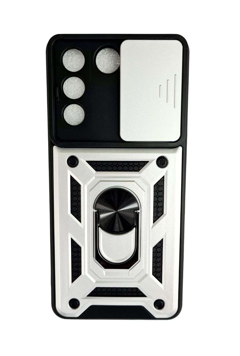 Shockproof Case with Sliding Camera Protection for Vivo V27E