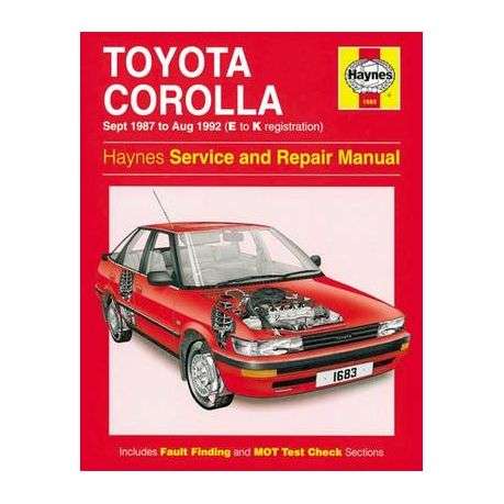 Toyota Corolla Service And Repair Manual