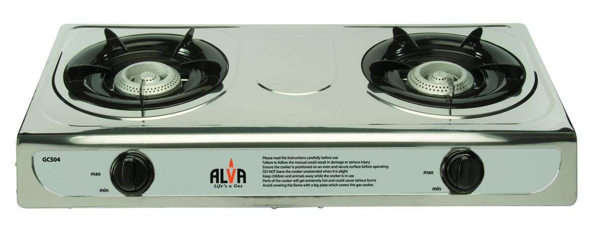 Stainless Steel Gas Stove - 2 Burner