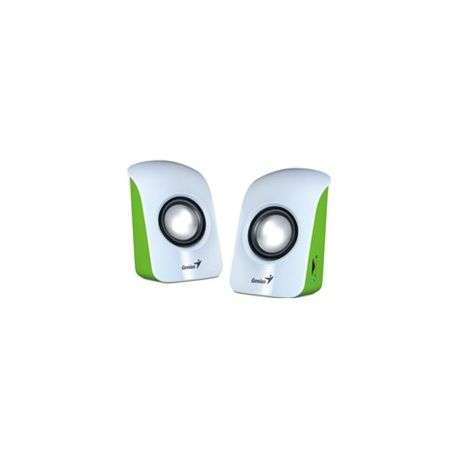 Genius SP-U115 Compact Portable Speakers - White