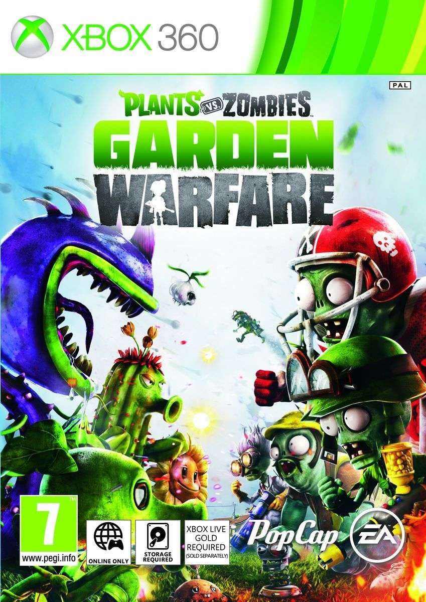 XBOX 360 Plants vs Zombies Garden Warfare