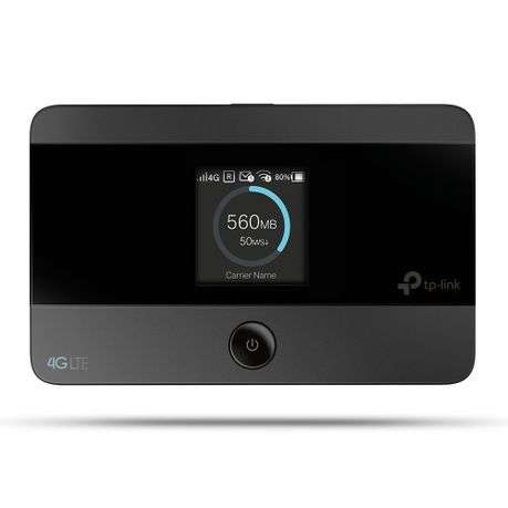 Tp-Link - M7350 4G LTE Mobile Wi-Fi Hotspot Router with Screen Display - Tp-Link - M7350 4G LTE M...