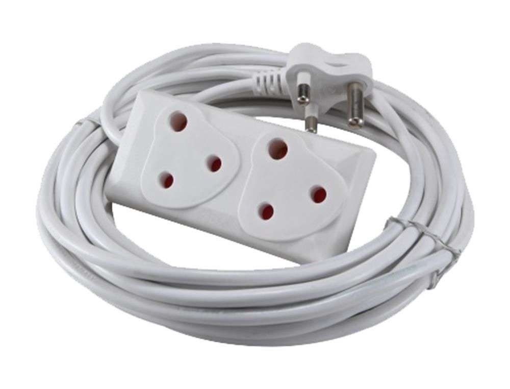 5 meter Extension Cord With Two-Way Multi-Plug