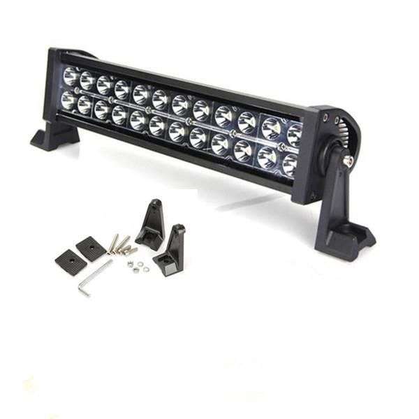 JB Luxx 72W Off Road 4x4 Mount On Spot Light Bar Black