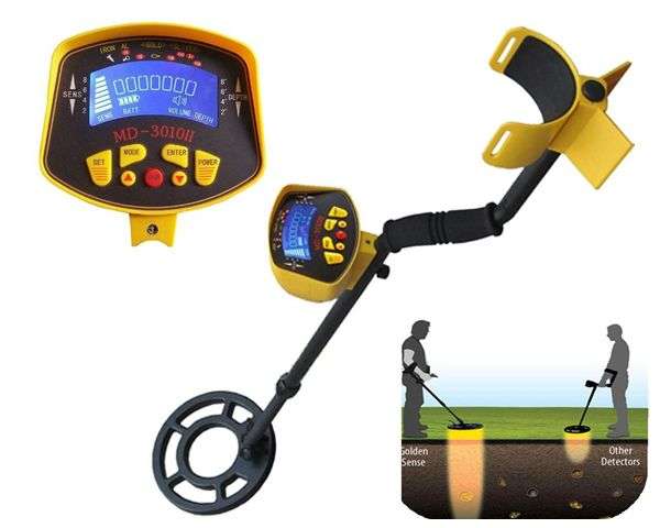 Deep Ground MD-3010II Metal Detector, Gold Digger & Light Hunter