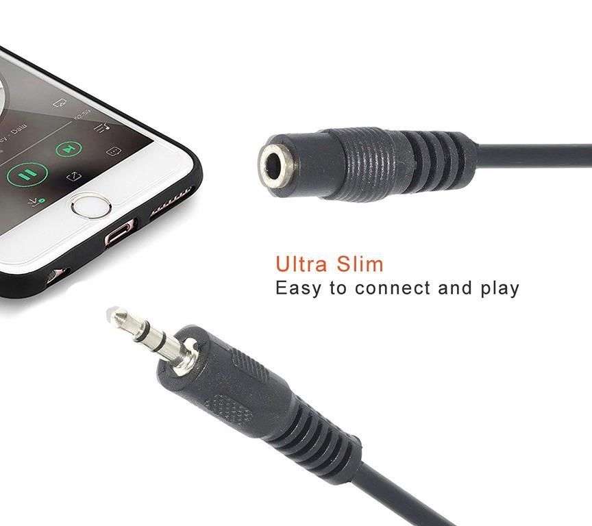 BULK FROM 6 // AUX MALE TO  FMALE  CABLE 1.5M