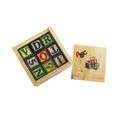 Educational ABC Wooden Blocks In Storage Box - 48 Piece