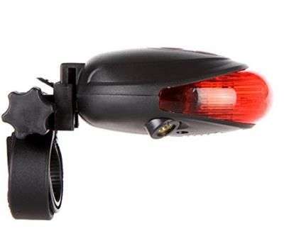 LED Laser Bicycle Tail Light - Red