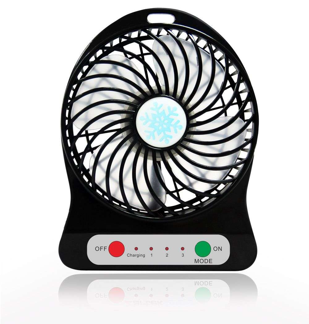 Hight Quality Rechargeable Mini Fan with 18650 battery 1800mah