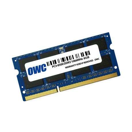 OWC Mac 8GB DDR3 1066MHz SO-DIMM Memory Module | PC3-8500 - OWC Mac 8GB DDR3 1066MHz SO-DIMM Memo...