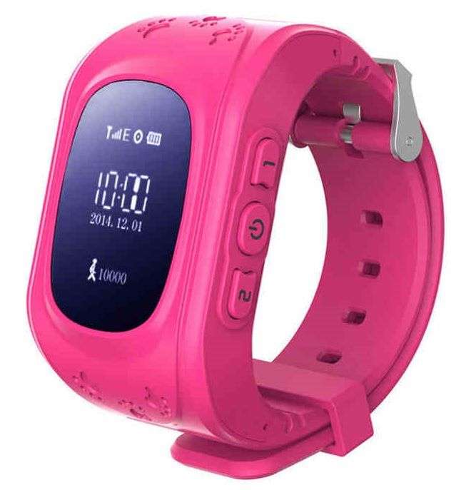 Q50 Kids GPS Tracker Smart Watch - Pink - Damaged Retail Box