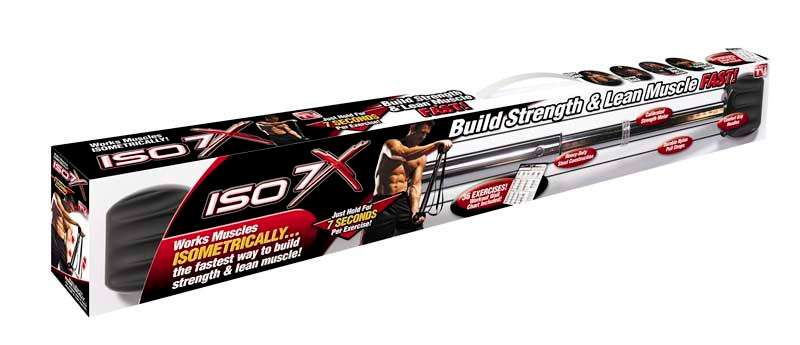 ISO 7X HOME GYM BAR -Isometric Build Strength & Lean Muscle (Workout 7 Second Revolution Bar)