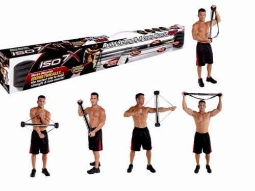 ISO 7X HOME GYM BAR -Isometric Build Strength & Lean Muscle (Workout 7 Second Revolution Bar)
