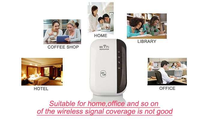 Wireless wifi signal booster extender