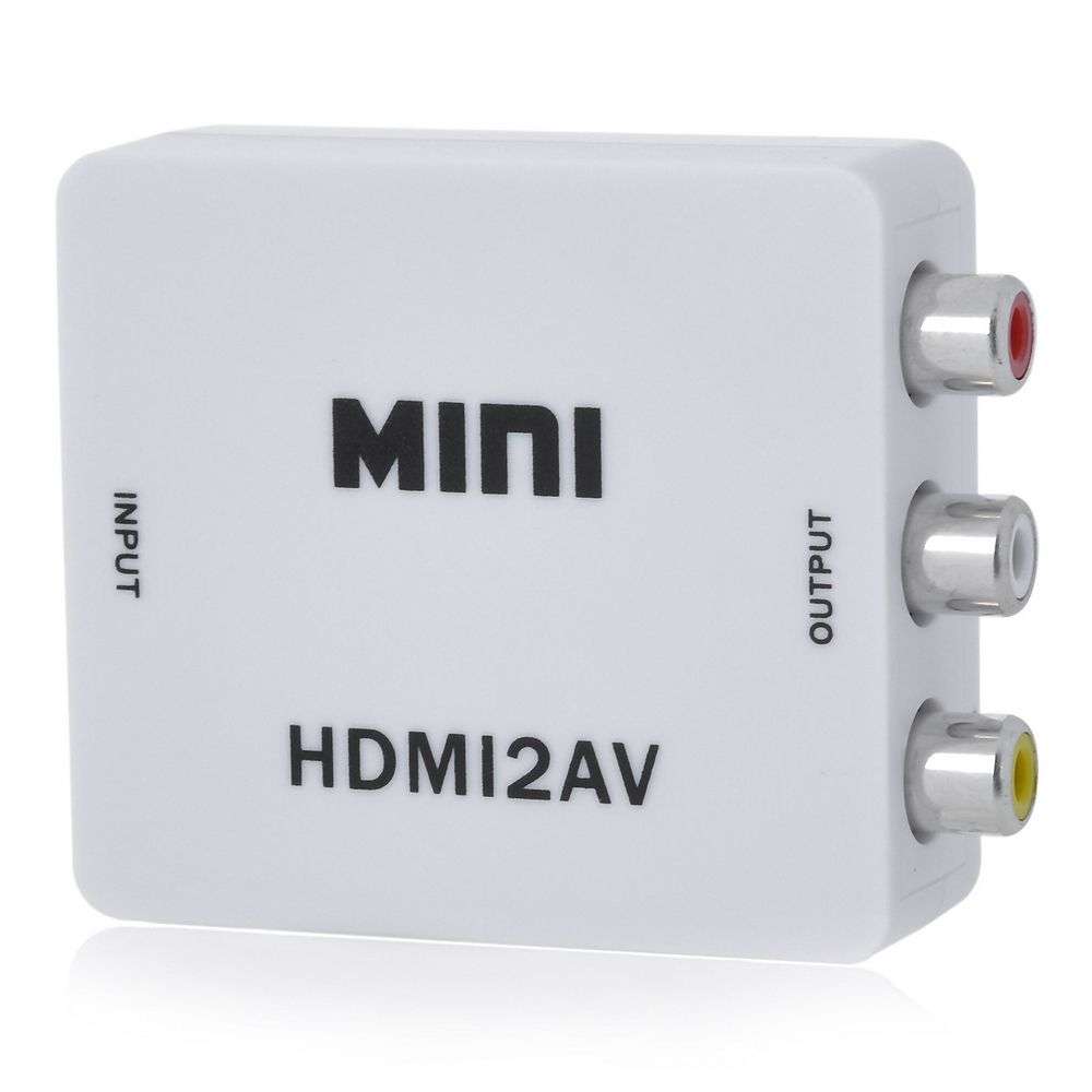HDMI to AV Converter MINI HDMI 2 CVBS+L/R