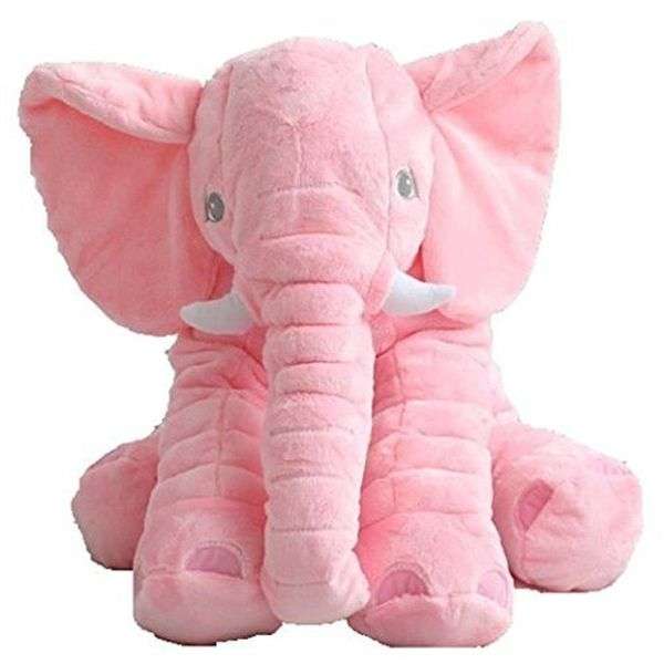 Stuffed Elephant Plush Pillow - Pink (READ THE DESCRIPTION)