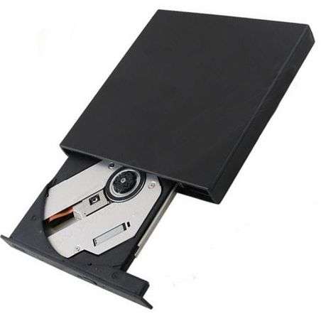 External DVD RW Drive USB 2.0 ROM CD Writer Player For Netbook, Pc and Laptop - OPEN BOX