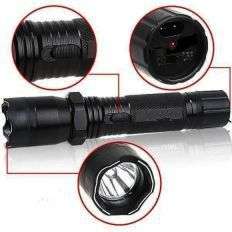 Police Type Self-Defensive LED Torch + Stun Gun