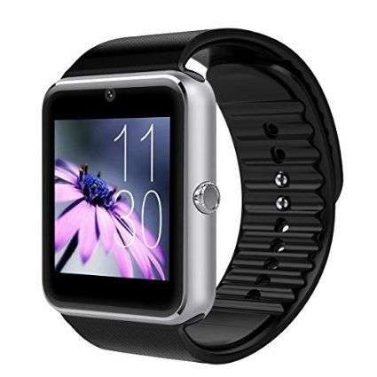 GT08 smartwatch with SIM slot - Silver - Open Box