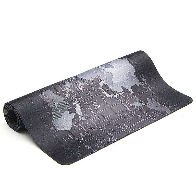 World Map Anti-Slip Extended Mouse Pad