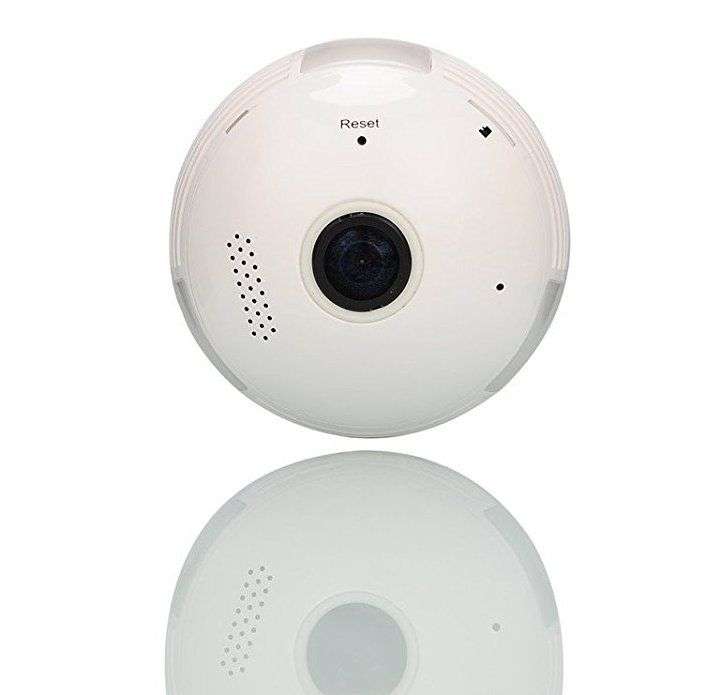 Led Light Bulb With Wireless 360 Degree IP Camera