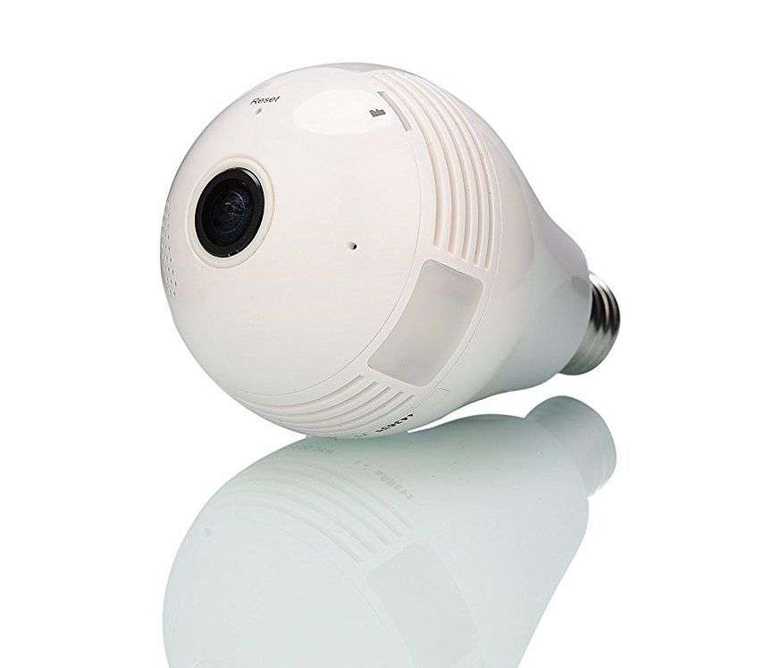 Led Light Bulb With Wireless 360 Degree IP Camera