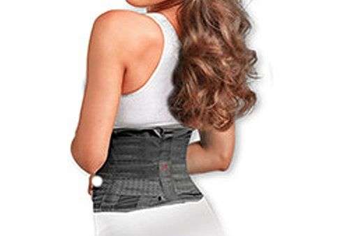 GENIE HOUR GLASS WAIST TRAINING BELT BLACK -NEW-LOOK 2 SIZES SLIMMER INSTANTLY-S/M or L/XL