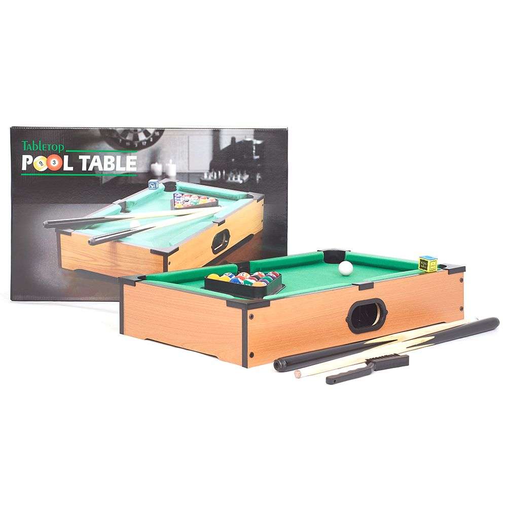 Table Top Pool Table Set