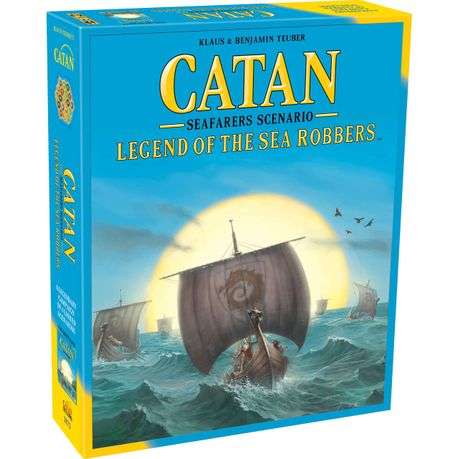 CATAN SEAFARERS SCENARIO LEGEND OF THE SEA ROBBERS BOARD GAME (CATAN LEGEND OF THE SEA ROBBERS)