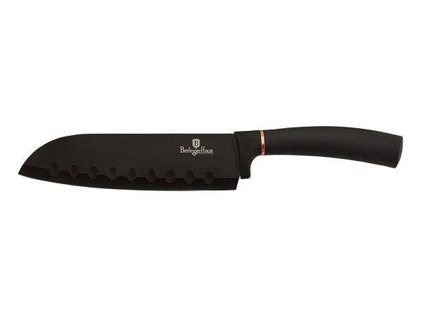 Berlinger Haus 20 cm Marble Coating Santoku Knife -Black/Rose Gold (READ THE FULL DESCRIPTION)