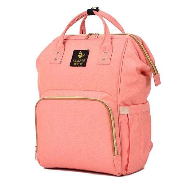 Multi-Functional Diaper Bag - Peach (DISPLAY MODEL)