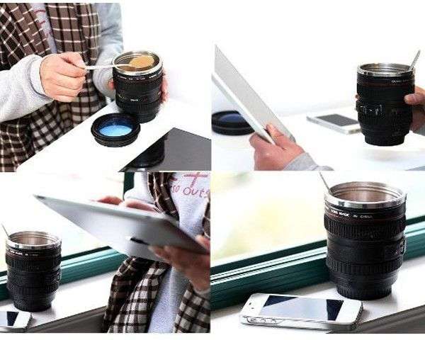 EF 24-105mm Camera Lens Coffee Cup