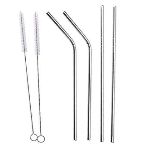 STAINLESS STEEL REUSABLE DRINKING STRAWS