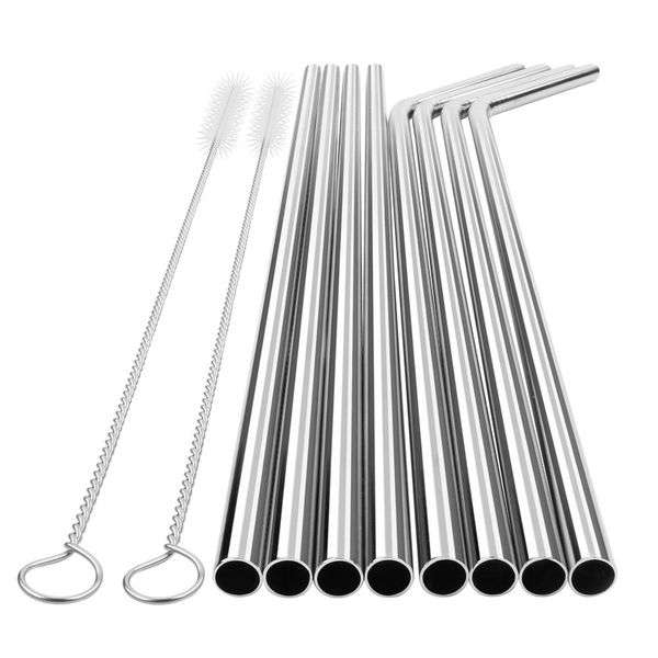 STAINLESS STEEL REUSABLE DRINKING STRAWS