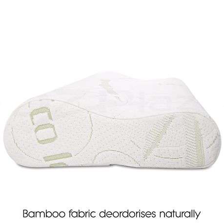 Contour Gel Infused Memory Foam Pillow with Breathable Bamboo Cover(Untested)