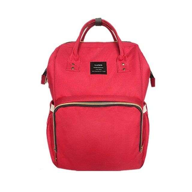 Multi-Functional Diaper Bag - Red (DISPLAY MODEL)