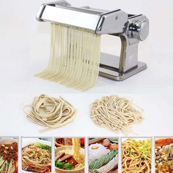 Stainless Steel Pasta Maker Machine (DENTED)