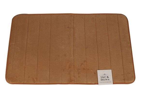 Jack Brown 80x50cm Memory Foam Bath Mat (READ THE DESCRIPTION)