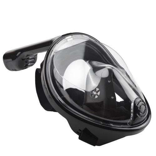 Dry Dive Snorkel Full Mask - blue and pink