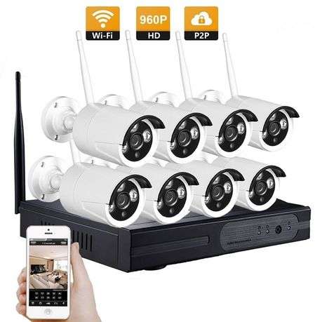 HD 8 Channel 960P Wireless IP Camera System