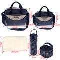 Multi-Function Baby Diaper Bag Set - Navy (Set of 5)