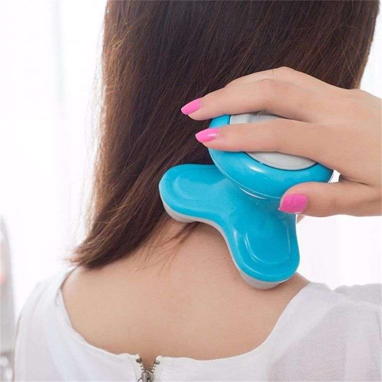 Electric Mini Handheld Vibrating Massager - Blue (READ THE DESCRIPTION)