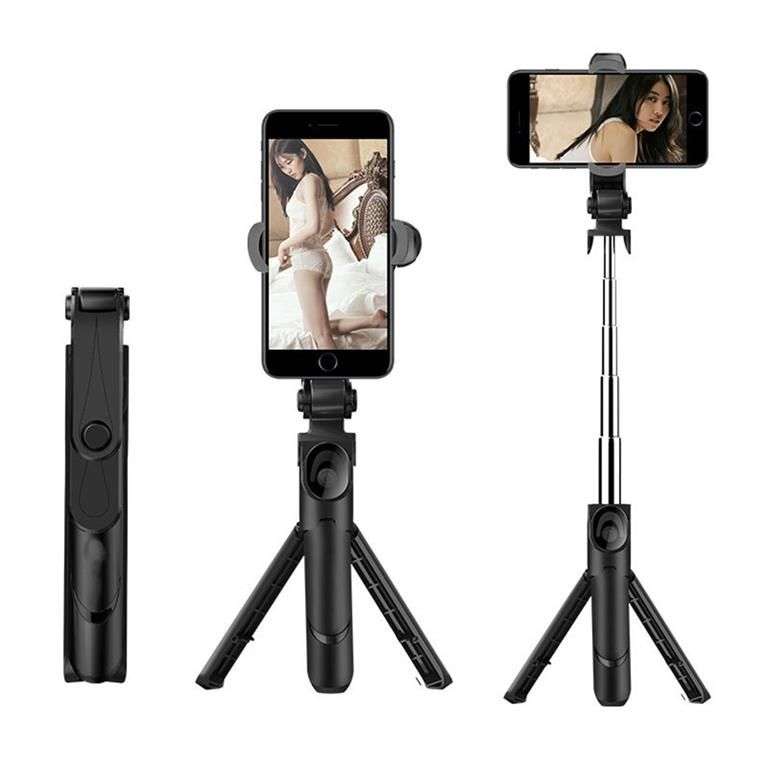 Selfie Stick Tripod with Bluetooth Remote