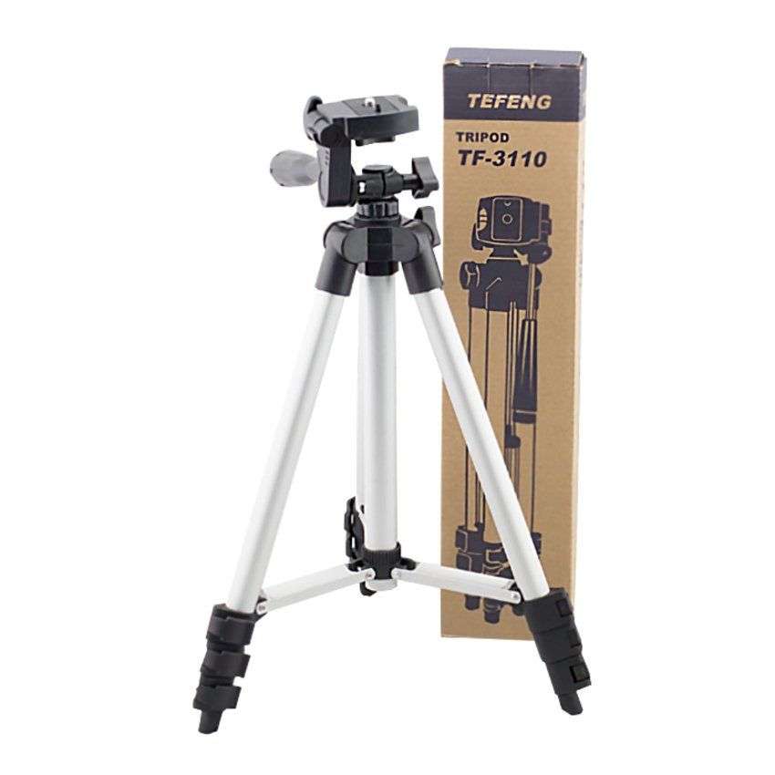 Tripod 3110 Light Weight Portable Aluminium - Silver - Open Box