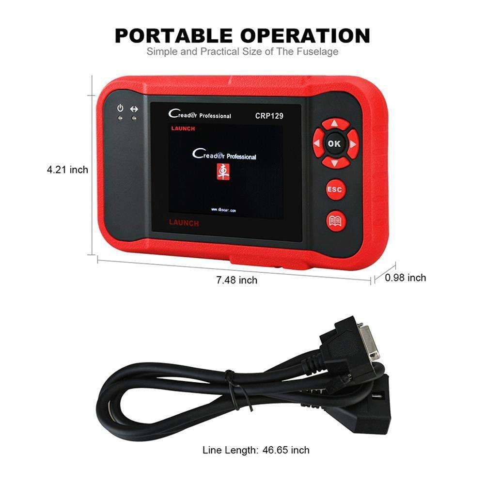 Launch Creader CRP129/Creader VIII Diagnostic Tool (Parallel Import) - Open Box