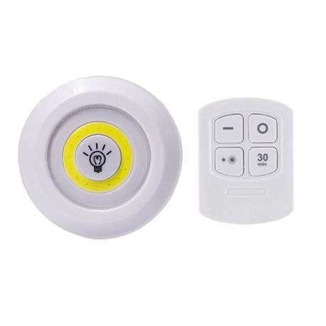 BULK FROM 6 // Led/COB Light with Remote Control  1 SET