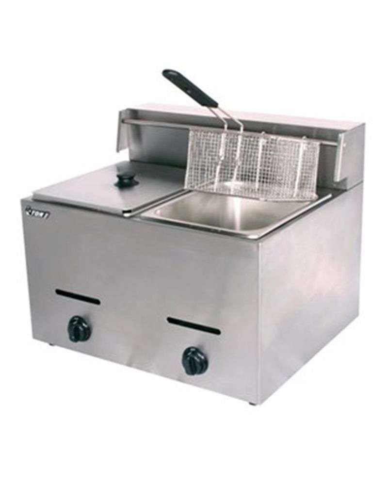 Double Gas Fryer - Stainless Steel