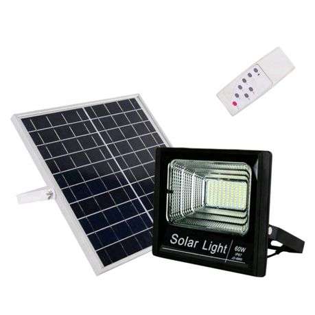 60W Solar LED Flood Light with Remote control